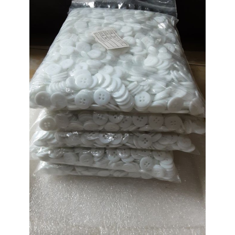 KAMEJA 13mm Milky White Shirt Buttons - 14440 ชิ้น