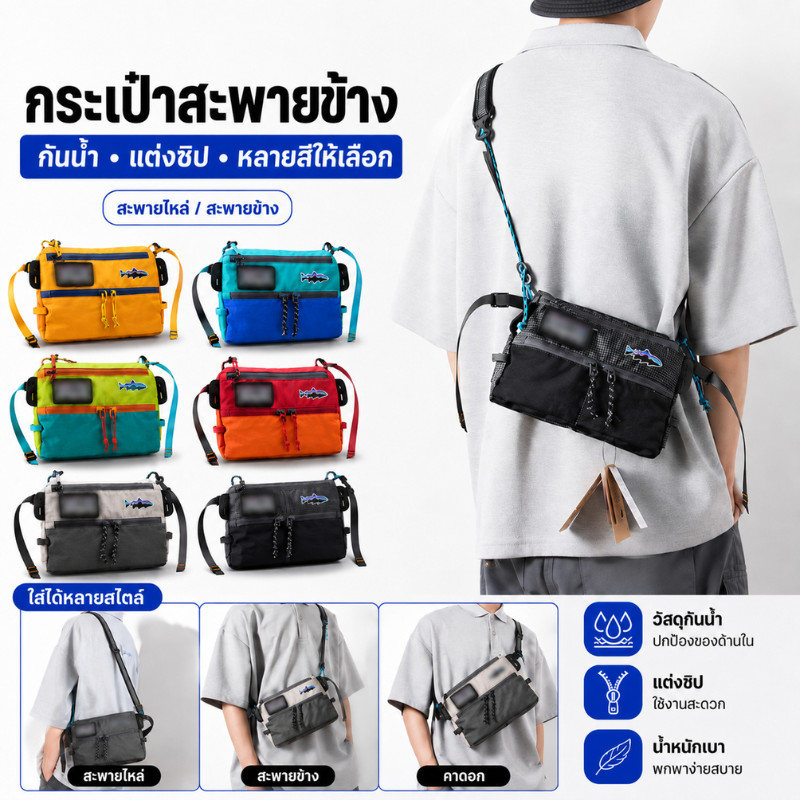 Patagonia กระเป๋าสะพายข้างแฟชั่น