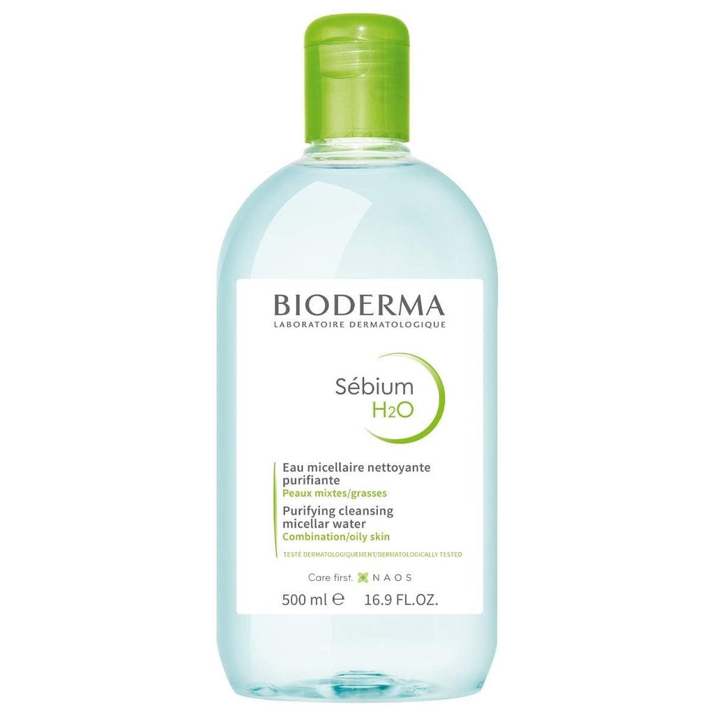 Bioderma - Sébium H2O - Micellar Water - น้ํายาทําความสะอาดผิวหน้าและเมคอัพรีมูฟเวอร์ - น้ํายาทําควา