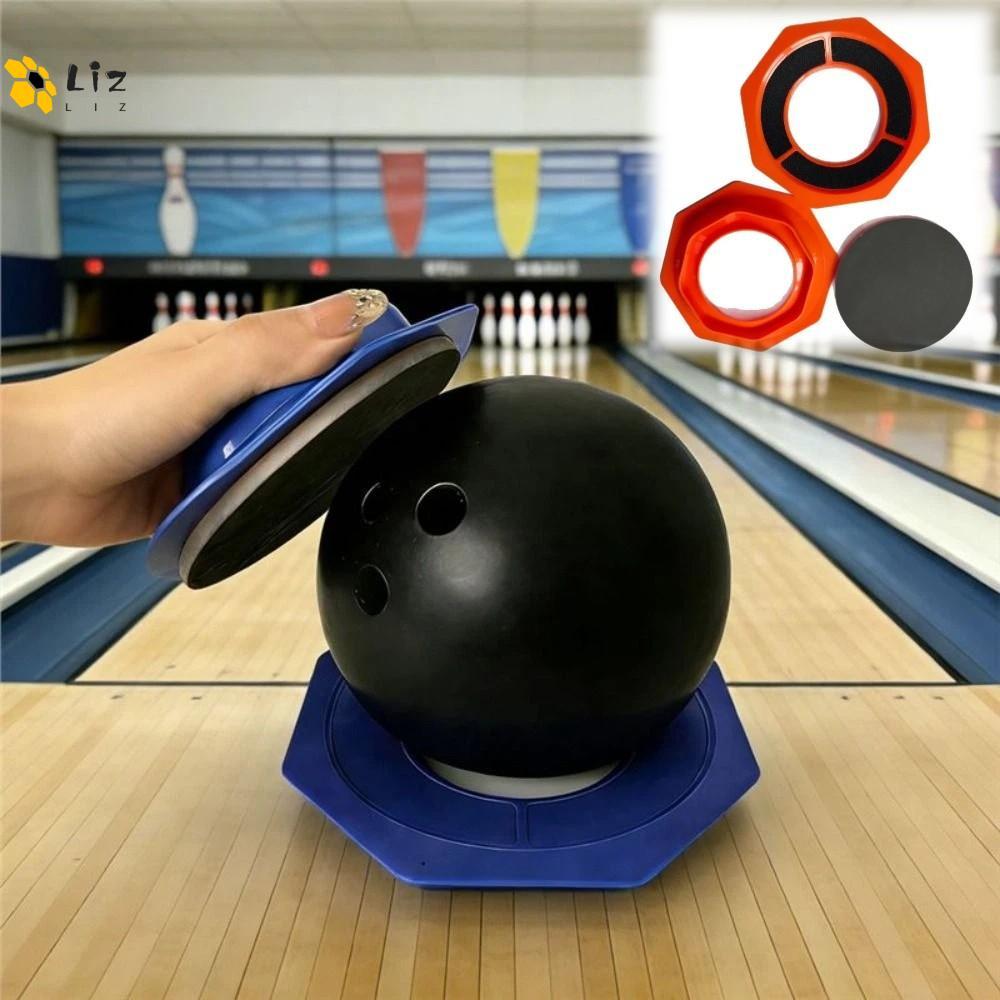 LIZMOMO Bowling Ball Holder, 2-in-1 Non-Slip Bowling Ball Siding Pad Holder, Professional นํากลับมาใ