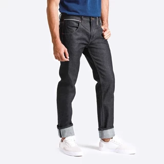 WRANGLER กางเกงยีนส์ผู้ชาย (ริมน้ำเงิน) คอลเลคชั่น Original Wrangler เอวกลาง ทรงตรง รุ่น WR F123MGREN02 สียีนส์