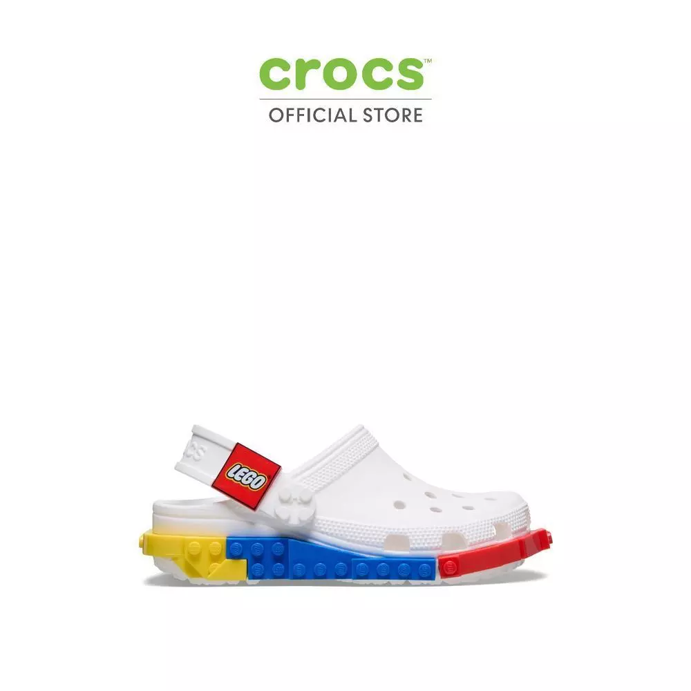 CROCS รองเท้าลำลองเด็ก LEGO® CREATIVITY CLOG - WHITE
