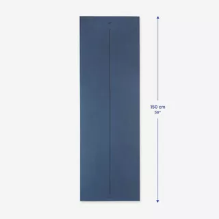 Decathlon 5 Mm Grippy And Comfortable Beginner Yoga Mat เสื่อโยคะสำหรับผู้เริ่มต้น หนา 5 มิลลิเมตร - Blue