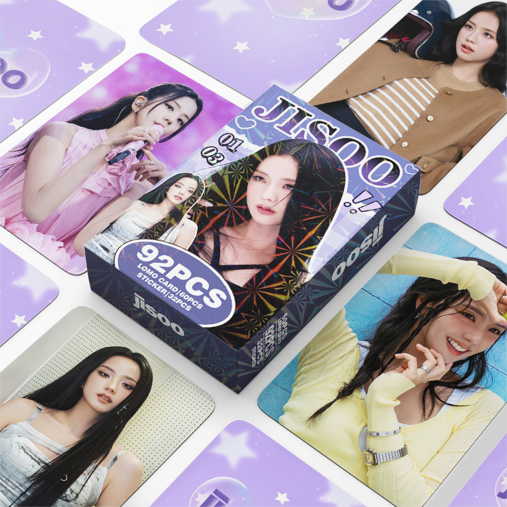 92 Photocards JISOO Life Photocards Kim Ji-soo Mini สติ๊กเกอร์ Star Collection การ์ด LOMO