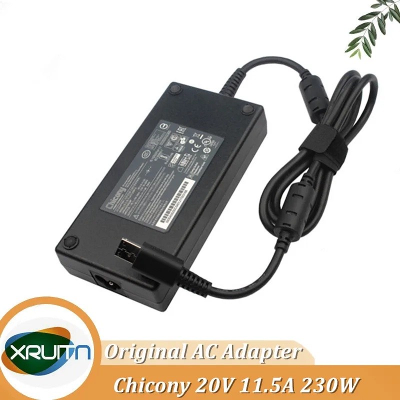 230W Original Chicony 20V 11.5A A17-230P1B A230A037P AC Adapter Charger สําหรับ MSI GE66 RAIDER 10SG