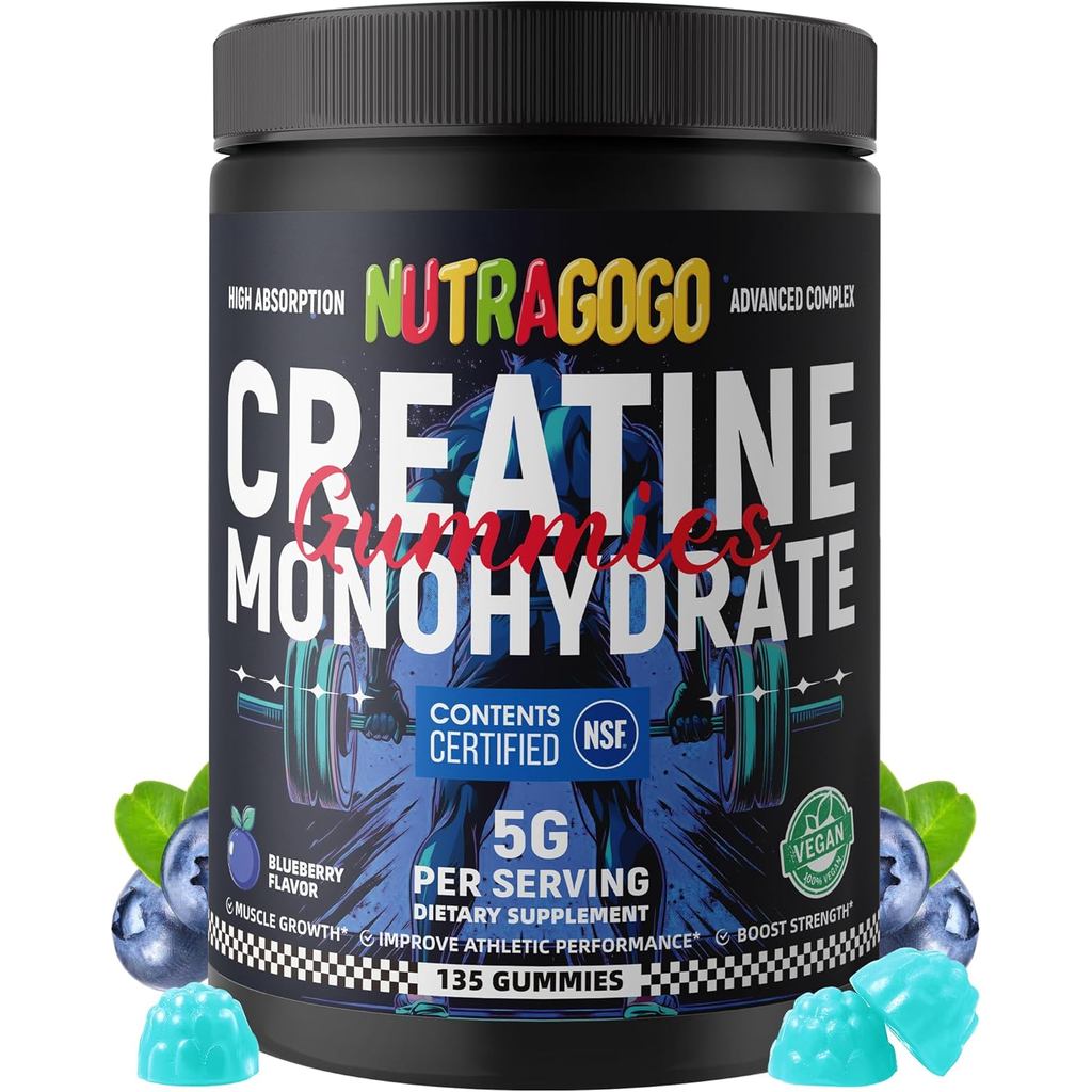 NSF Certified Creatine Gummy-Men Women Creatine Monohydrate Gummy-5g ต่อเสิร์ฟ Creatine Monohydrate-
