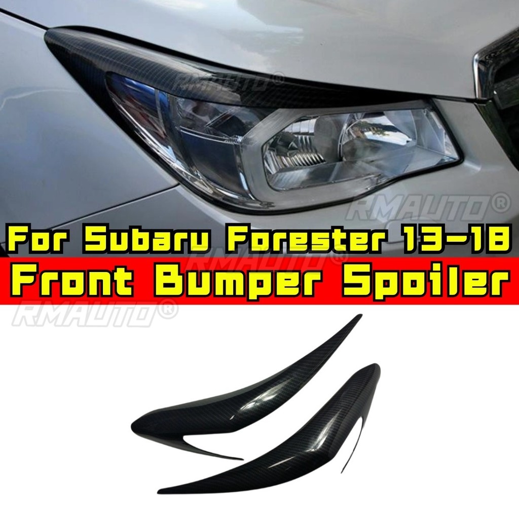 SUBARU Premium-ไฟหน้ารถคิ้วเปลือกตาTrimสําหรับSubaru Forester 2013-2018 สติกเกอร์รถเปลือกตาTrim Cove
