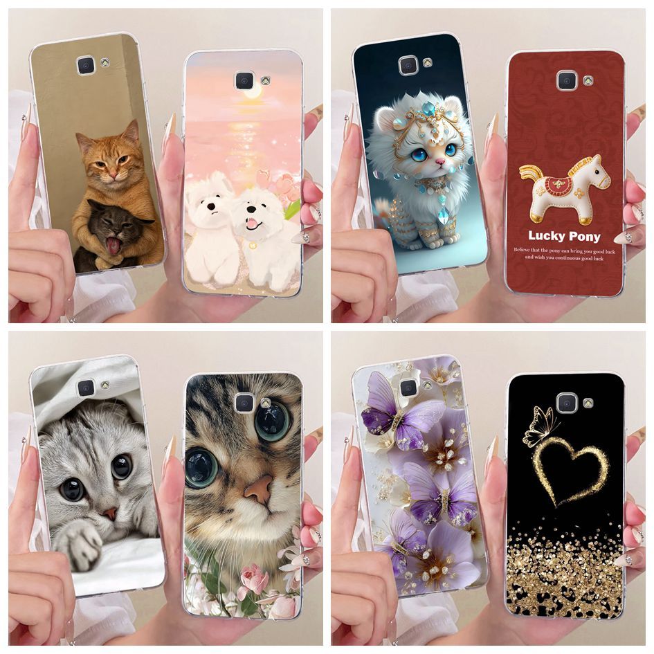 เคสน่ารักสําหรับ Samsung Galaxy J5 Prime G570 G570Y G570F / J2 Prime SM-G532G / On5 2016 Casing Cart