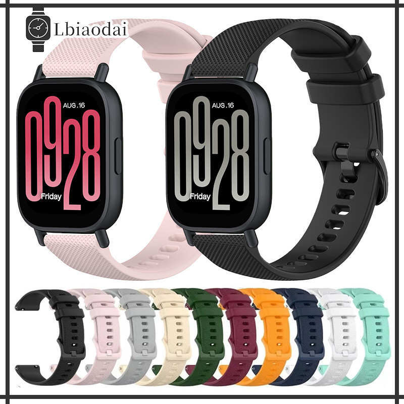 สายซิลิโคนกีฬา 20มม 22มม for Redmi Watch 5 Active/5 Lite/Garmin/Amazfit Bip 6/Samsung Galaxy Watch/Huawei/Xiaomi Watch