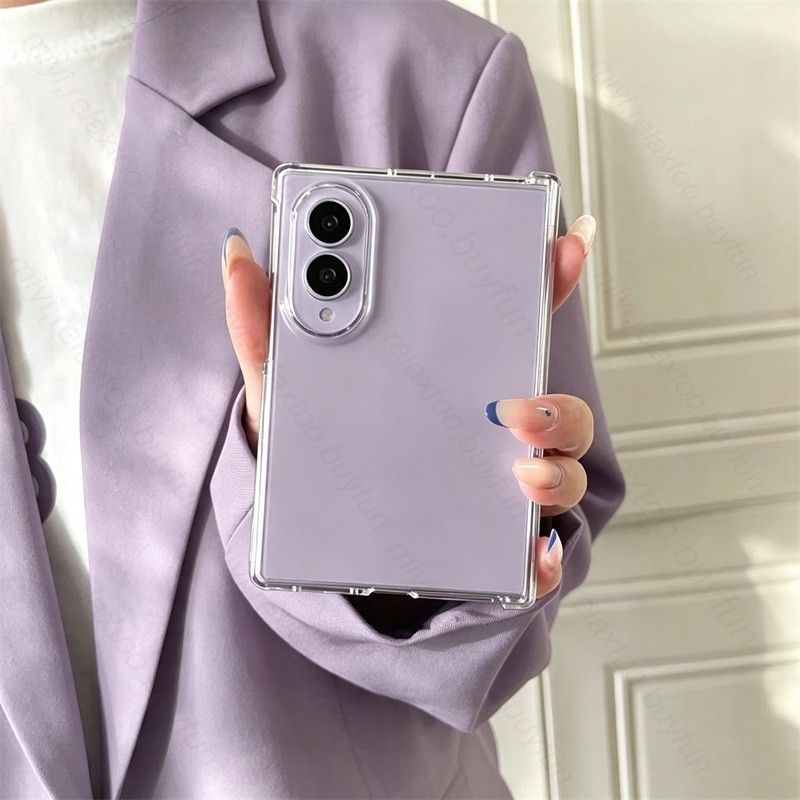 เคสใสสําหรับ Samsung Galaxy Z พับ 8 Fold8 ZFold8 5G 2026 SM-F976B 5.5" 8.0 "ZFold 8 Ultra Ultra-Thin