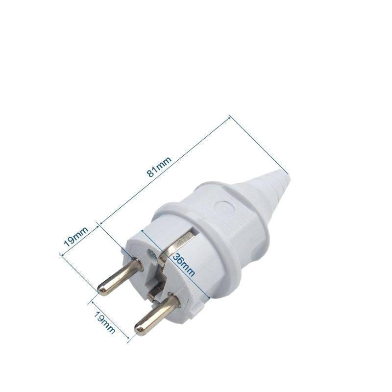 เครื่องกําเนิดไฟฟ้าเบนซินปลั๊กสองรูซ็อกเก็ตทองแดงทั้งหมด 2KW3KW5KW สไตล์ยุโรป 220V ปลั๊ก 16A