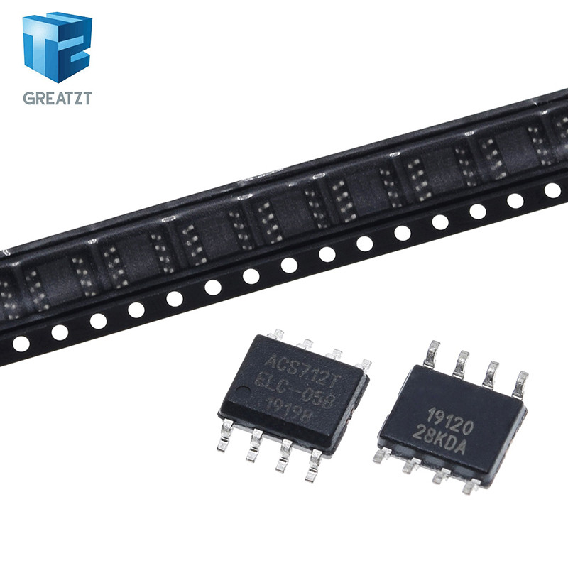 GREATZT ALLEGRO ACS712 ACS712T ACS712ELCTR ACS712ELCTR-05B 5A 5V BI 8-SOMIC CURRENT SENSOR IC (ACS71