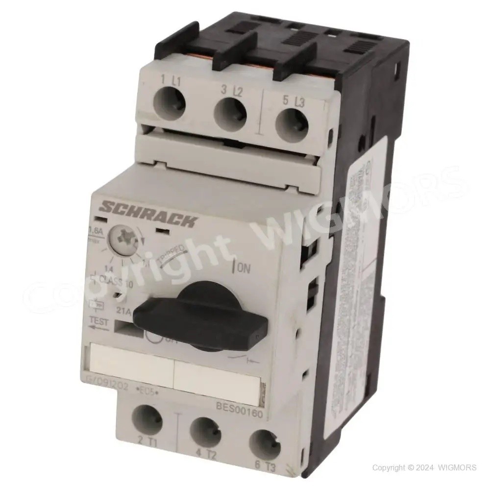 L4J5 Hot ,Motor Circuit Breaker 1,1-1,6A BES00160 Schrack