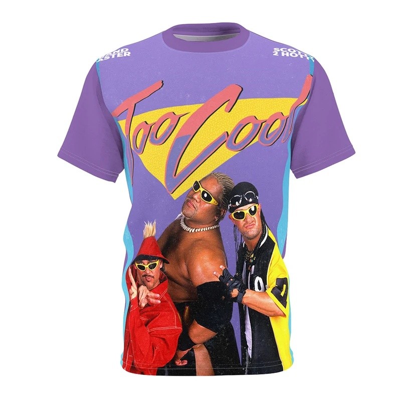 เสื้อยืด Too Cool Scotty 2 Hotty Rikishi และ Master สำหรับผู้ชาย พิมพ์ลาย แห้งเร็ว แขนสั้น สไตล์สปอร