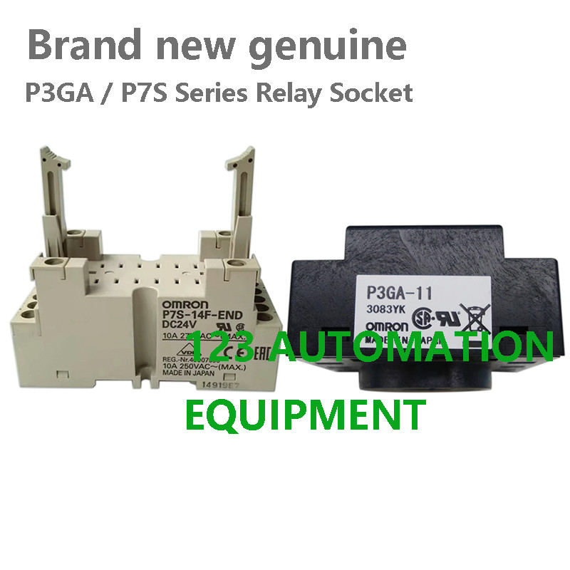 ใหม่ของแท้ Omron P3GA-11 P7S-14F-END เต้ารับรีเลย์ซ็อกเก็ตการเชื่อมต่อ