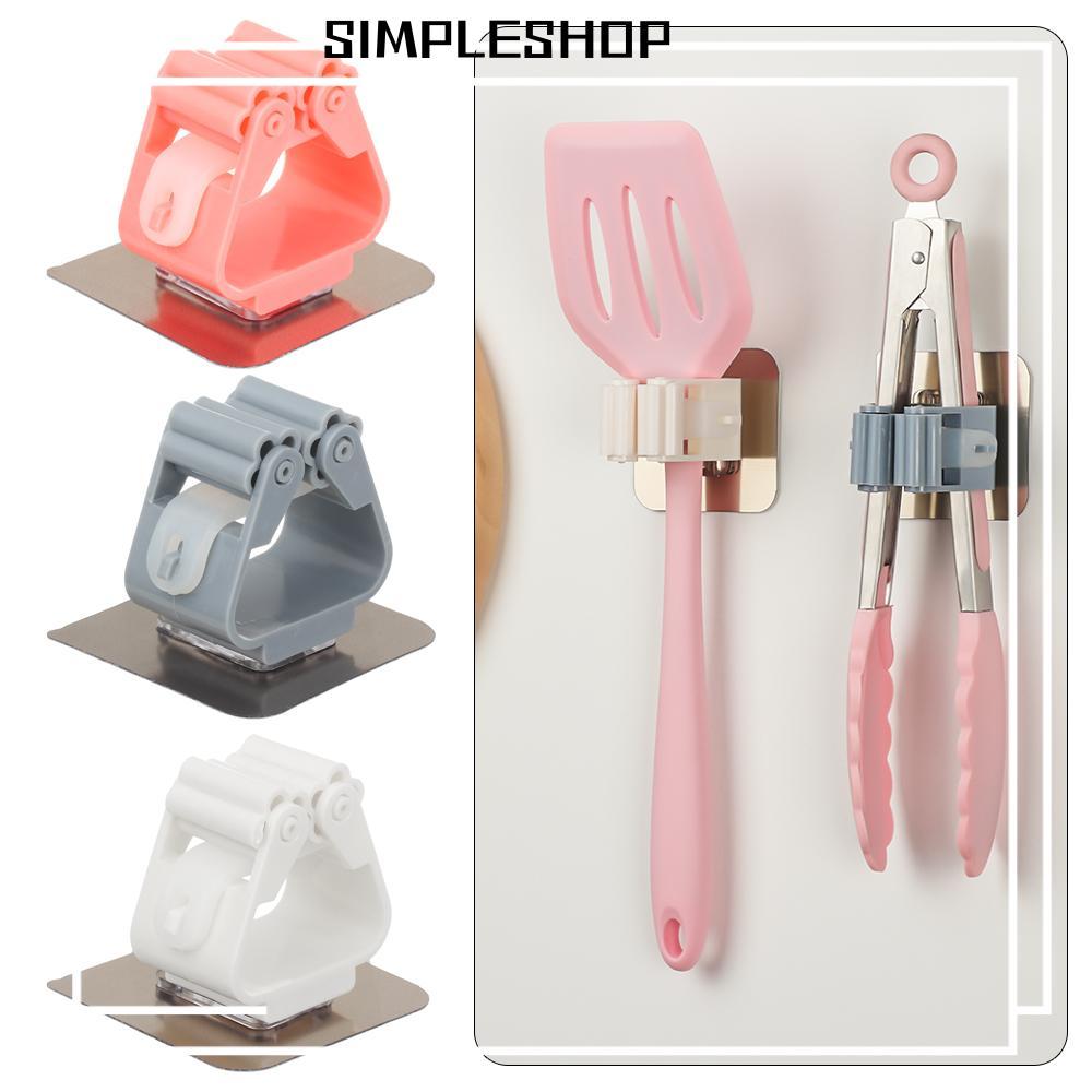 SIMPLESHOP Mop Holder Self Adhesive Home Kitchen Broom Hanger