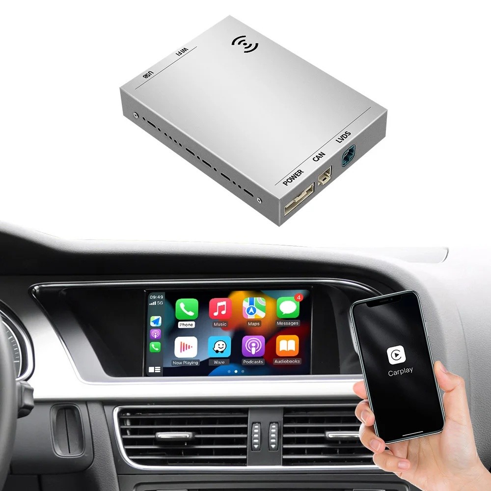 3MID ยี่ห้อใหม่ AUTOABC HTLOSS, Apple CarPlay Geignet Pour Audi A1 A3 A4 A5 Horizon A8 Q2 Q3 Q5 Q7 M