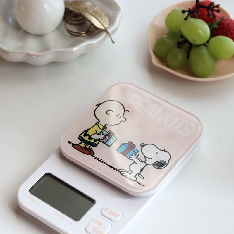เกาหลีเกาหลี Daigou snoopy snoopy Electronic Scale Kitchen Coffee Scale Kitchen ในครัวเรือน X
