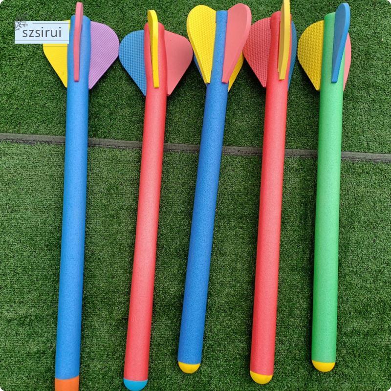 [szsirui] เรียวด้านหน้าฝึกขว้าง Javelin Cushioned Soft Foam Javelin ปลอดภัยของเล่นกีฬา Ambidextrous 