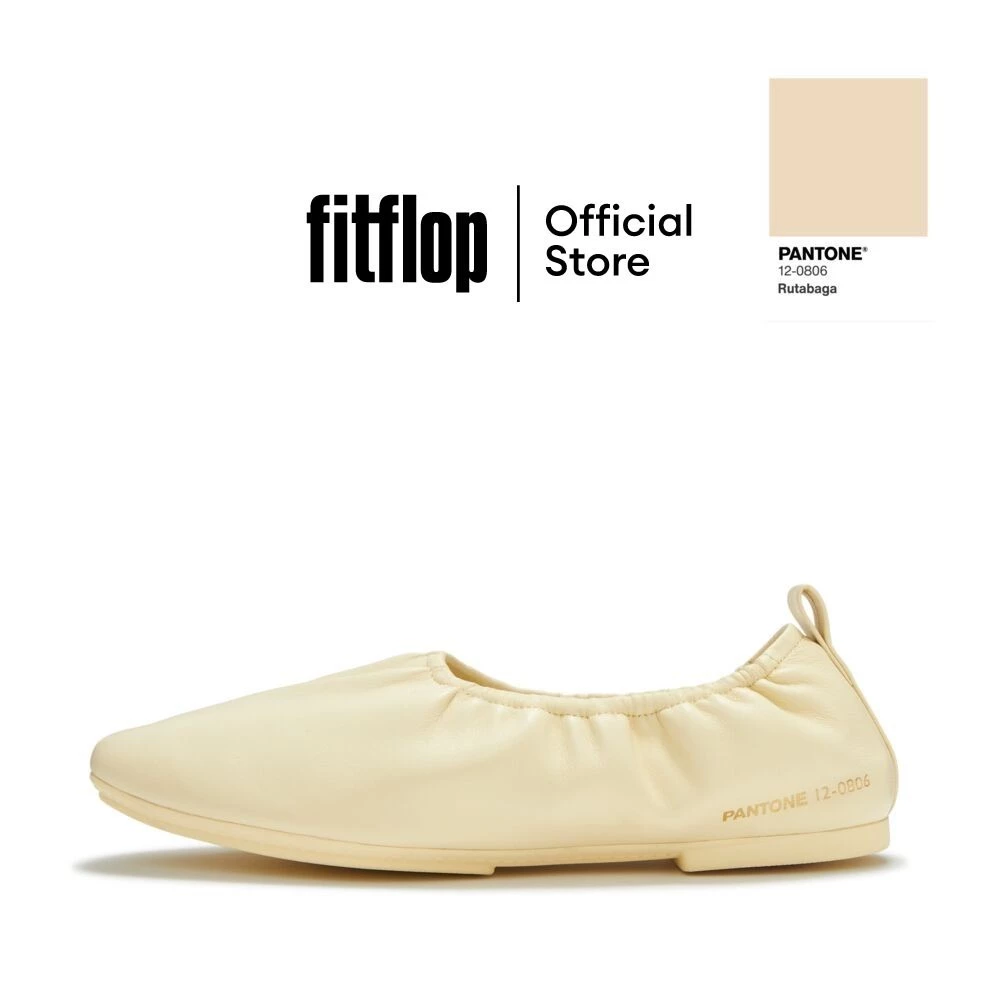 FITFLOP X PANTONE DELICATO POISE B รองเท้าทรงบัลเล่ต์ผู้หญิง รุ่น AE0-E91 สี YELLOW