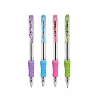 ONE ปากกาลูกลื่น 0.7 มม. รุ่น B-5805 หมึกสีน้ำเงิน ด้ามคละสี (แพ็ค 50 ด้าม)