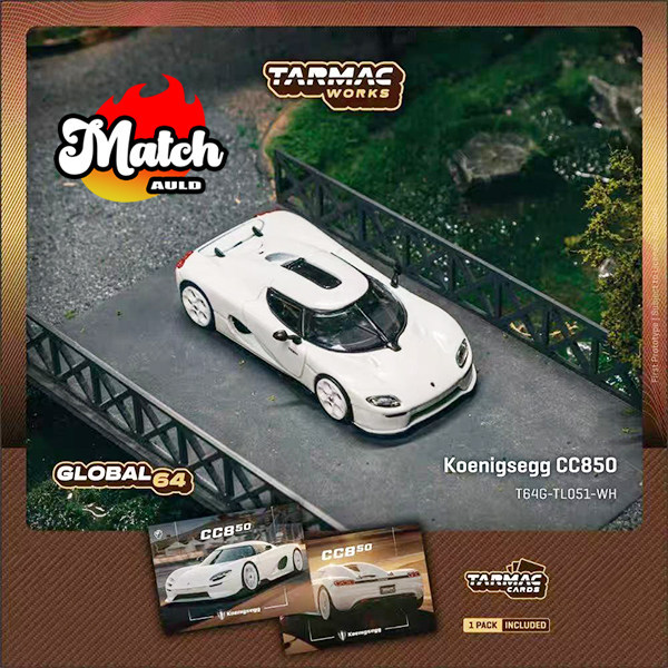 [สต๊อกพร้อม] Tarmac Works 1: 64 Koenigseggg Koenigsegg CC850 รุ่น