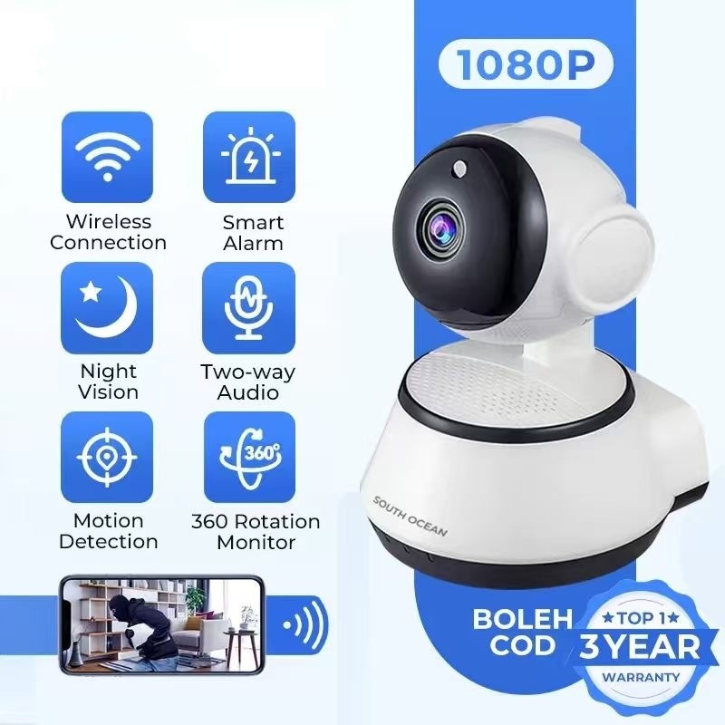 V380 Ocean FHD Wifi กล้องวงจรปิด IP กล้อง Security Home V380 Pro