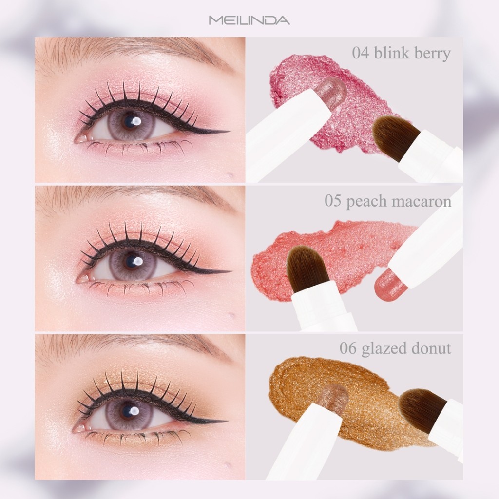 MEILINDA ستيك ظلال Glassy Glow لامع — صورة 3