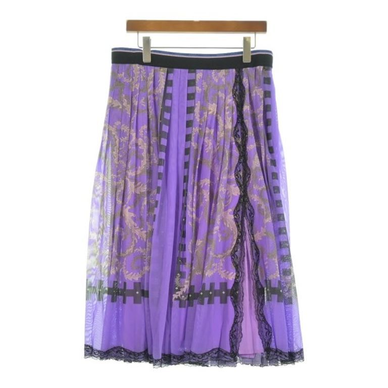 Emilio Pucci Skirt pink Women Long black purple overall pattern Direct from Japan Secondhand