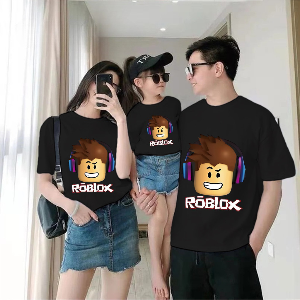 เสื้อยืดเด็ก/ส่งภายใน 24 ชม./RO33BLOX เสื้อผ้าครอบครัวและเด็ก เสื้อยืดแขนสั้นคอกลม ระบายอากาศได้