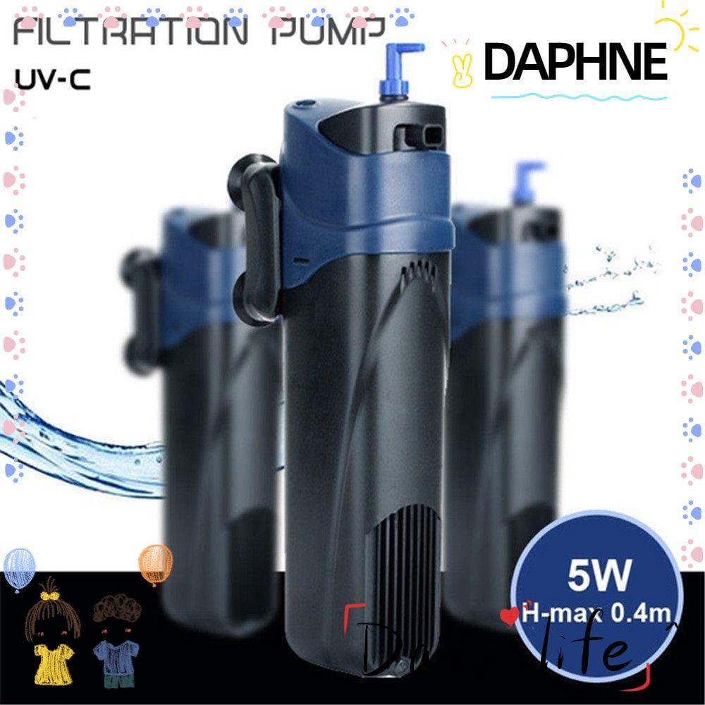 DAPHNE 5W เครื่องฆ่าเชื้อ UV ตู้ปลาสวนพลาสติกกรองตู้ปลา