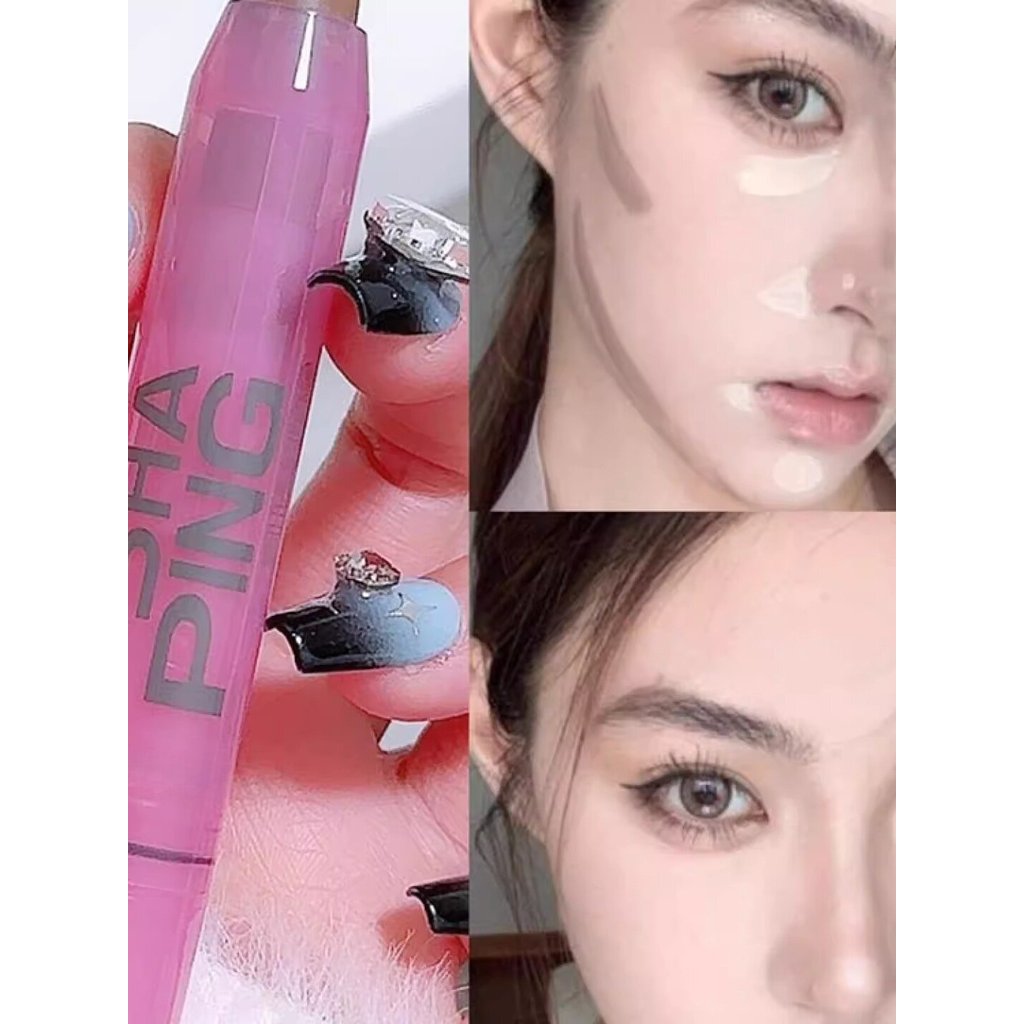 คอนทัวร์ contour stick Pingdiqi High Floor ~ Highlighter Highlighter Contouring Stick Light Shadow S
