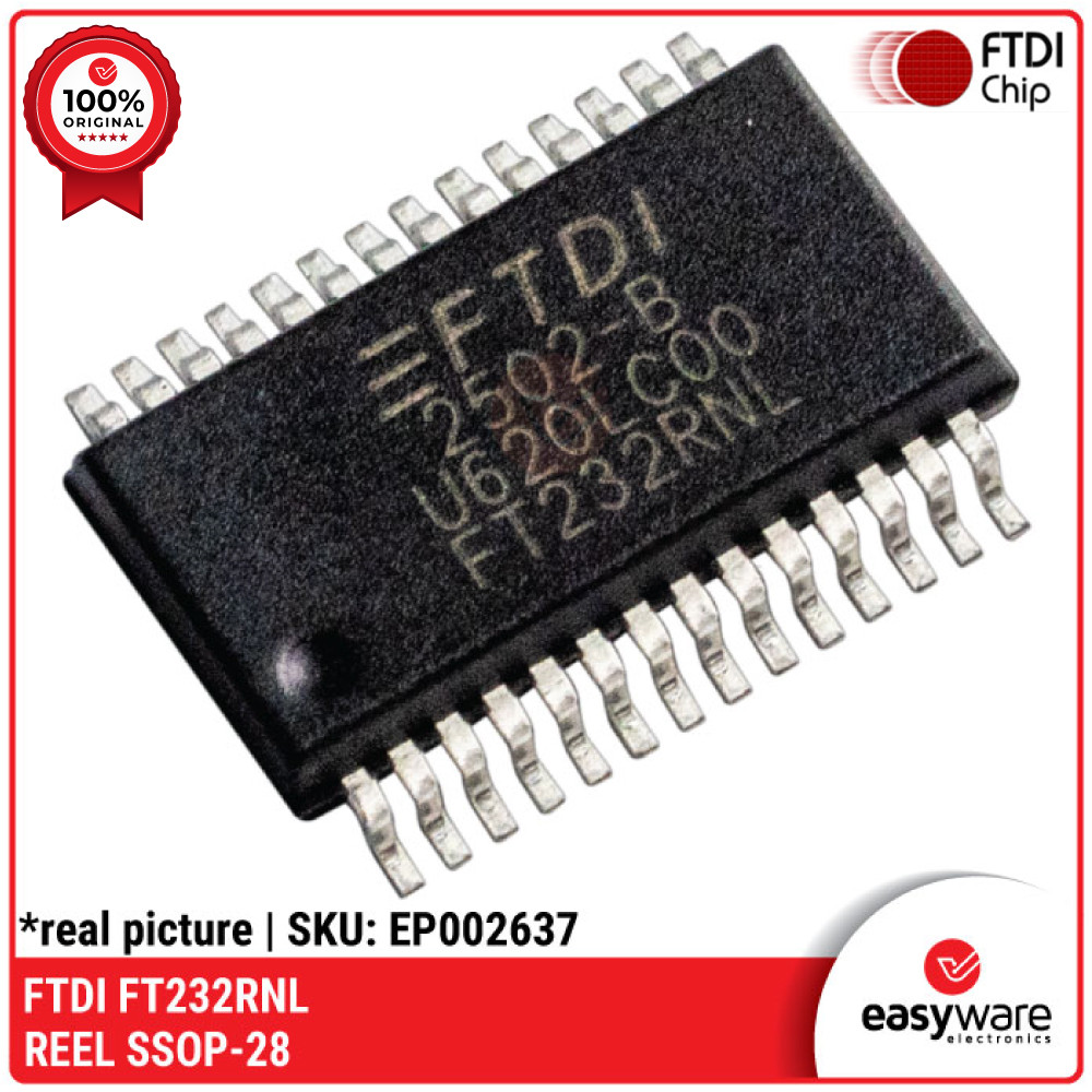 IC FT232RNL FTDI FT232 REEL SSOP-28 ตัวแปลง USB เป็น Serial UART IC