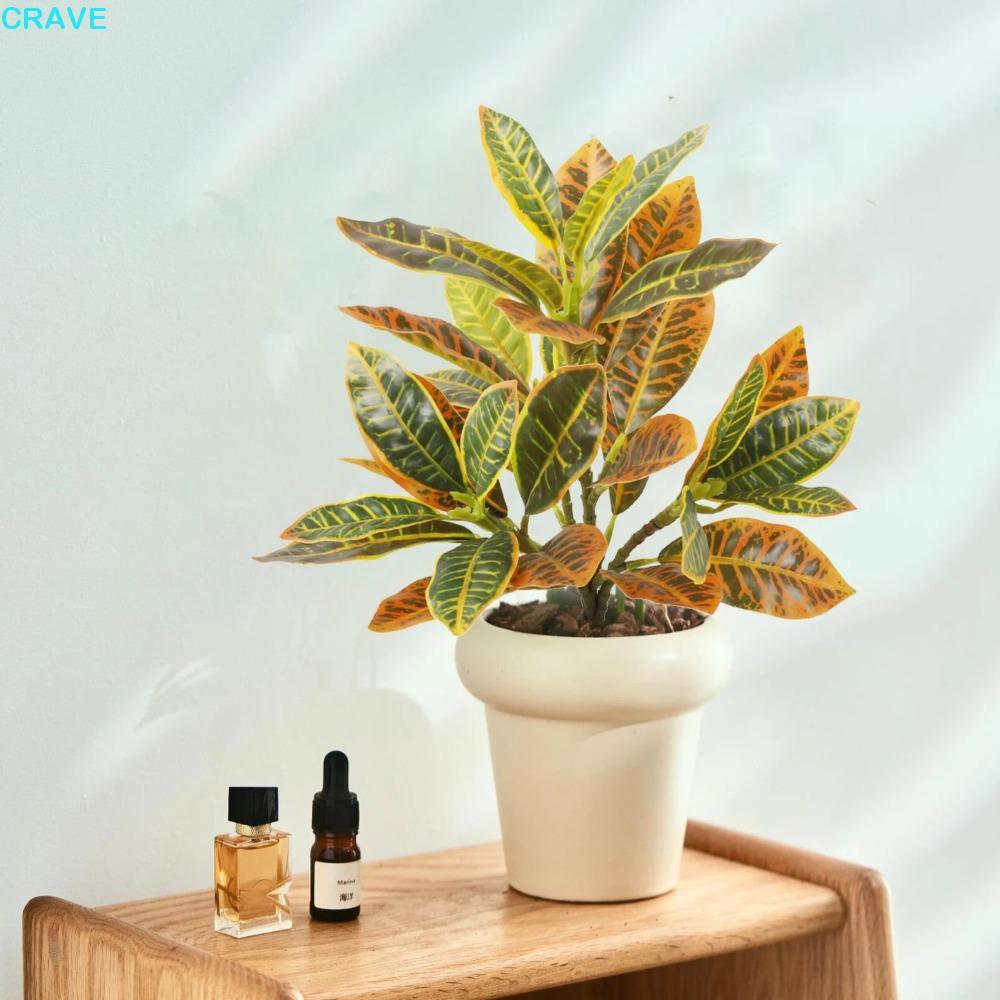 CRAVE Tropical Banyan Tree,ขนาดใหญ่ 35 ใบประดิษฐ์ Ficus Tree,พืชสีเขียวเหมือนจริงพลาสติกปลอม Ficus T