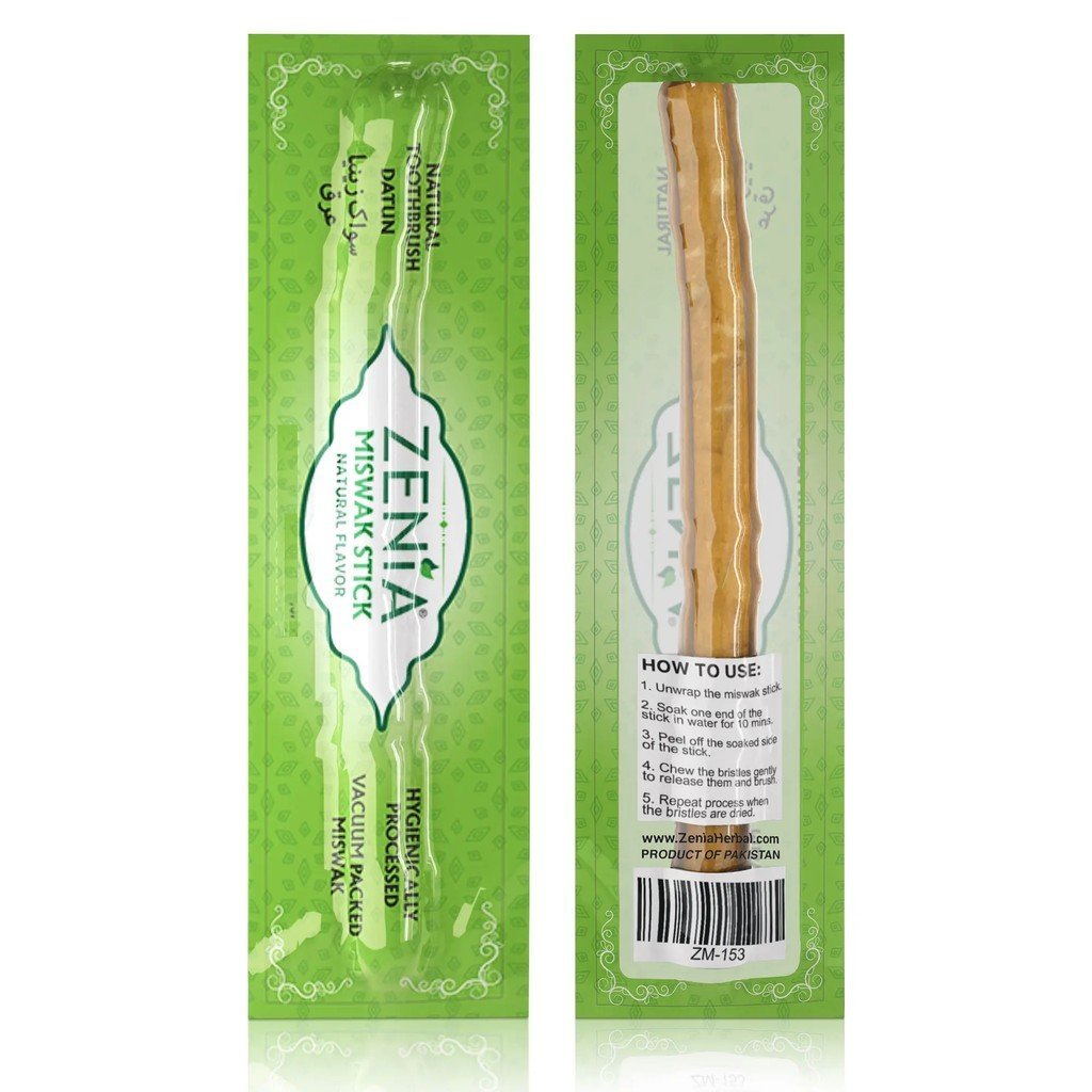 Zenia Sewak Miswak แปรงสีฟันธรรมชาติ Stick Oral Daily