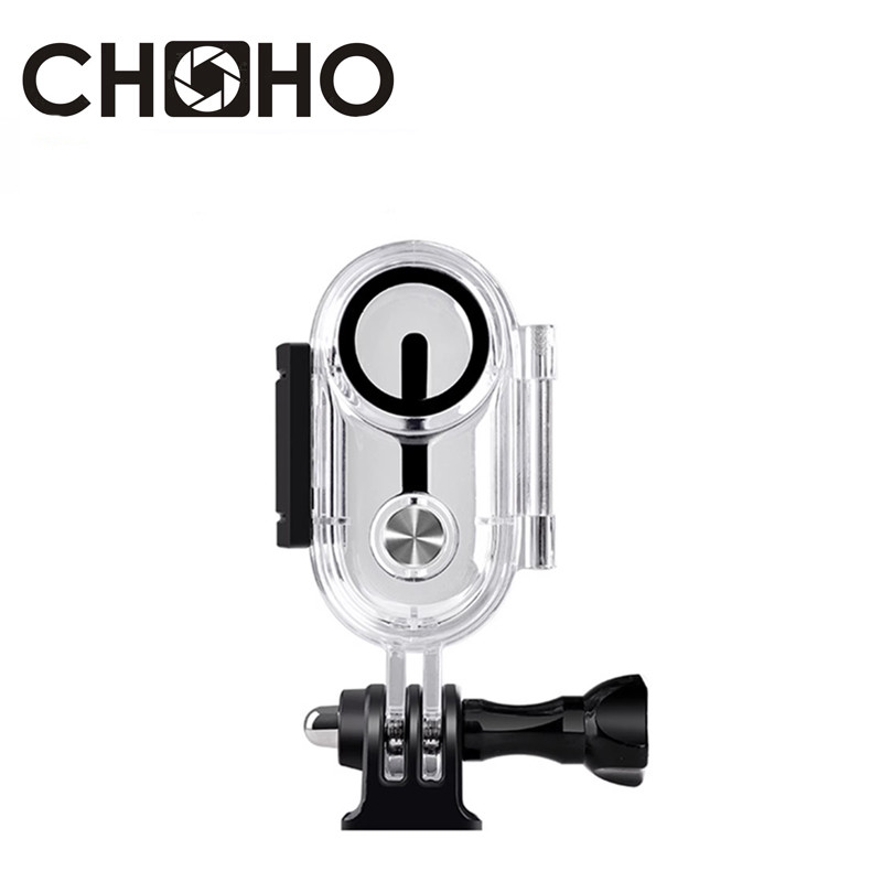 สําหรับ Insta360 GO 3 GO3S กรณีกันน้ําดําน้ําเฉพาะกล้องป้องกันดําน้ําสําหรับ Insta 360 go3 GO 3S อุป