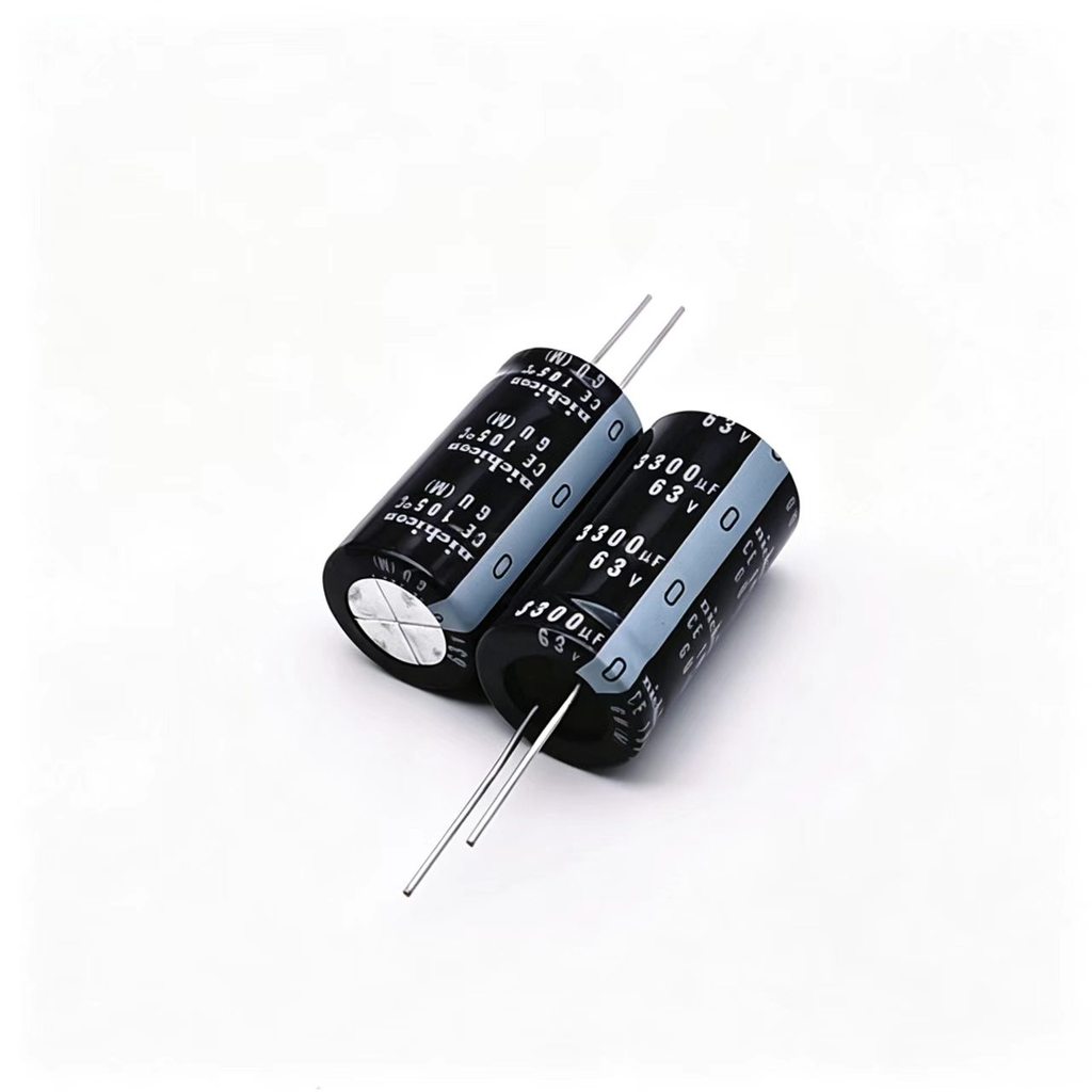 63V3300UF 3300UF63V ยี่ห้อใหม่เครื่องขยายเสียงคุณภาพสูง Electrolytic Capacitor 22 * 40 Pin