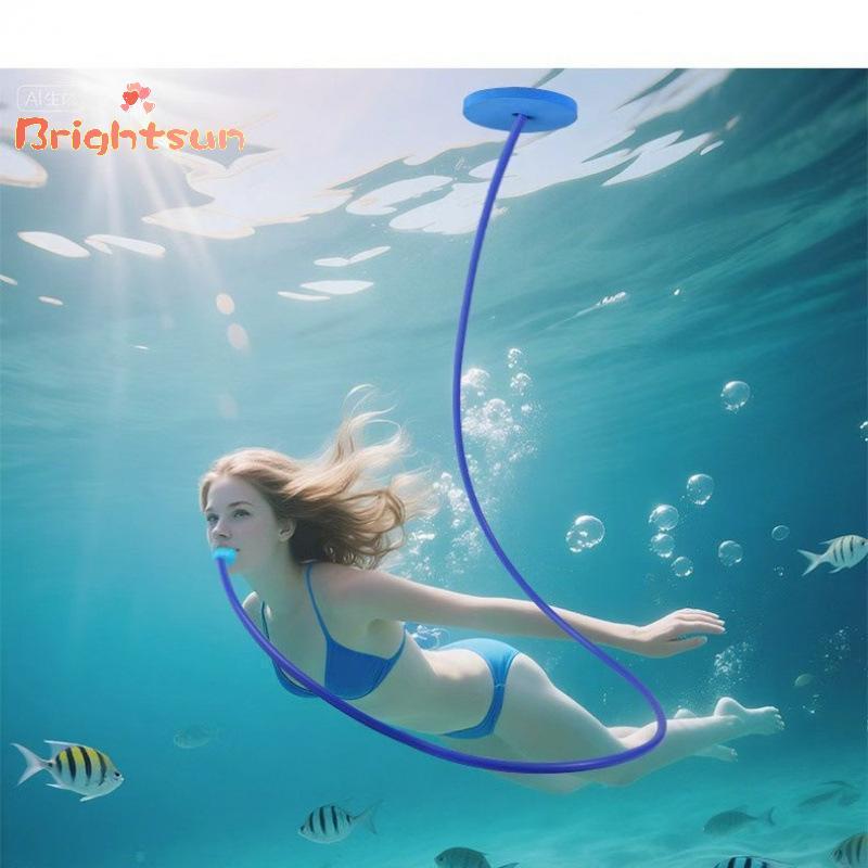[BT-t] Full Dry Snorkel Breathing Tube 1m-4m Leakproof Floating Valve Soft Mouthpiece สําหรับดําน้ํา
