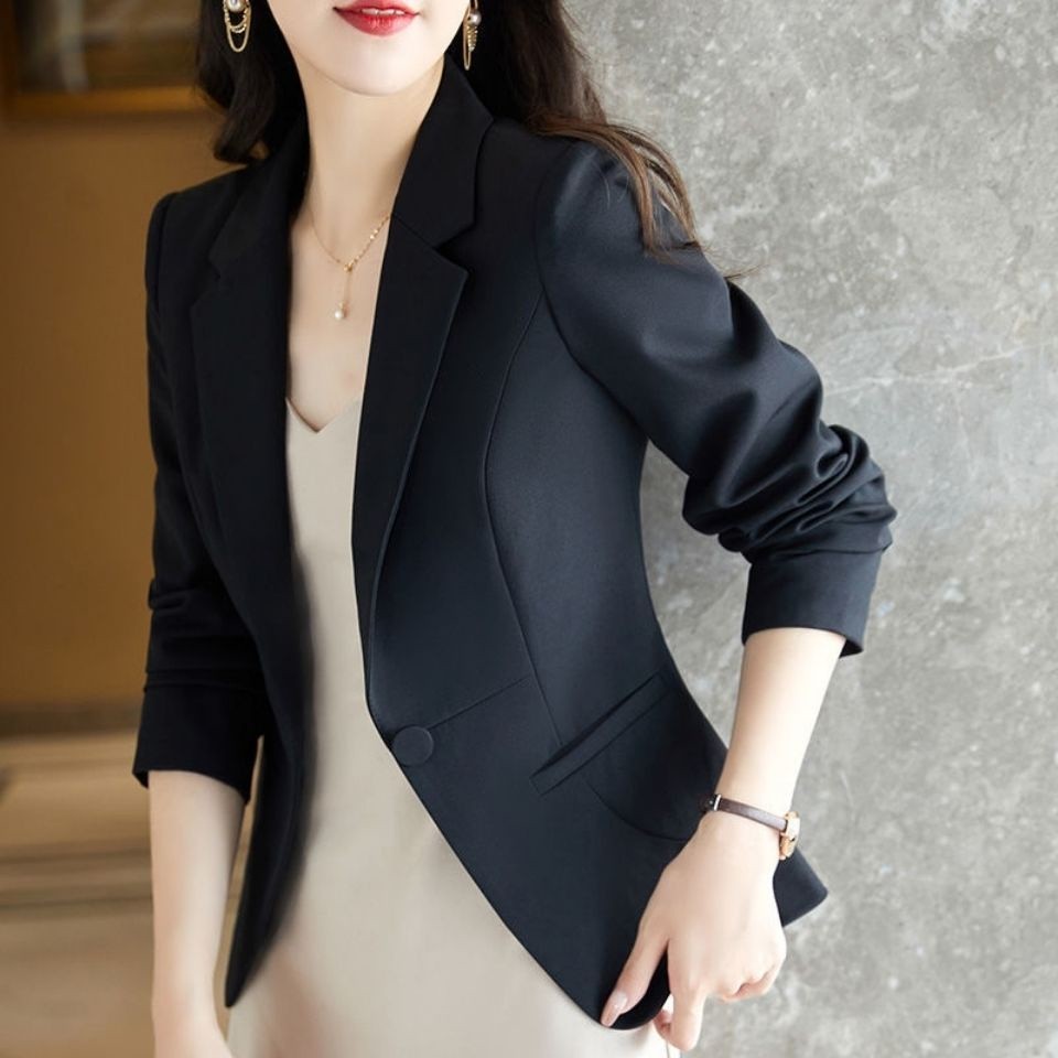 【ks1205.th】 Small Suit Jacket Women's  Spring and Autumn Korean Style Elegant Short Top Casual Trend