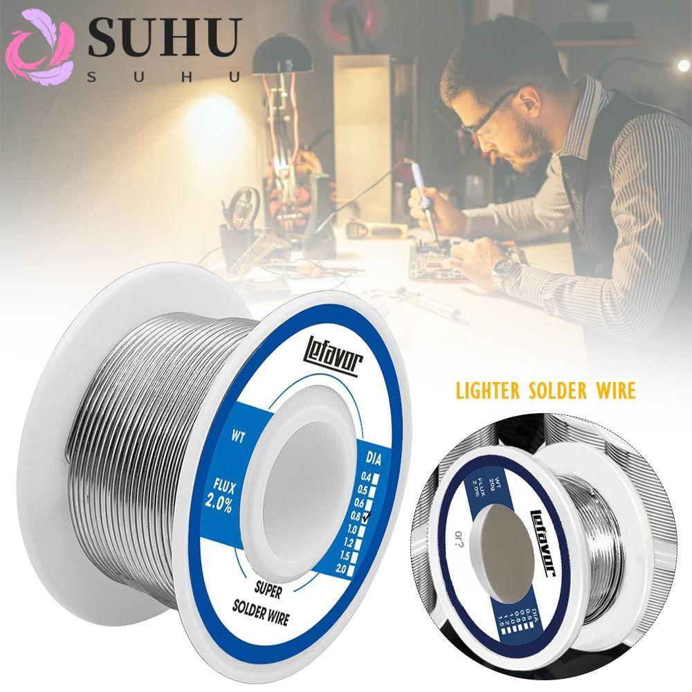 SUHU ลวดเชื่อมอุณหภูมิต่ํา, FLUX 2.0% 20g 50g 100g 0.8 1.0mm Corel Solder, Universal No-clean Low-me