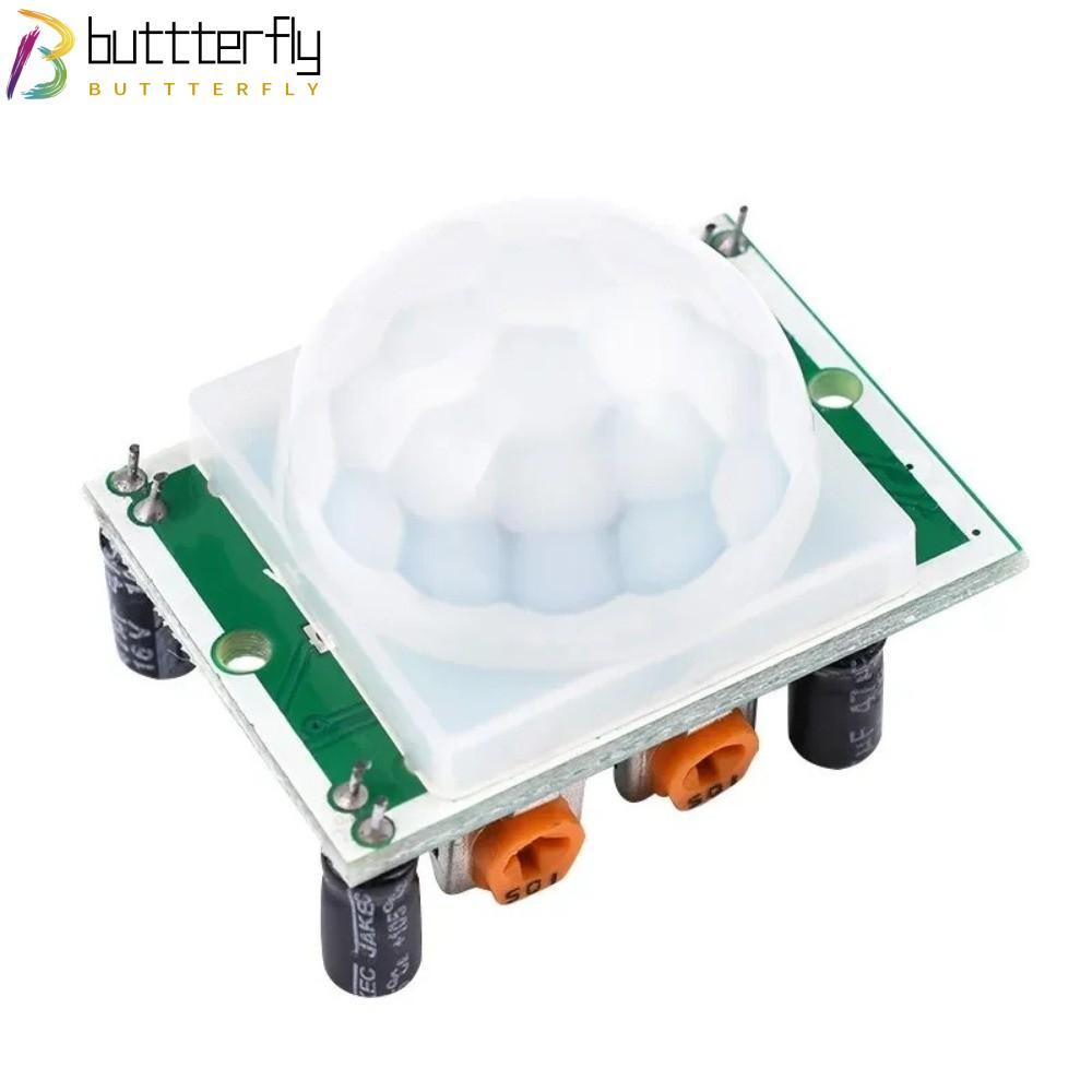 BUTTTERFLY Body Motion Sensor Module, HC-SR501 Body Motion Sensor PIR Pyroelectric Detector, Smart S