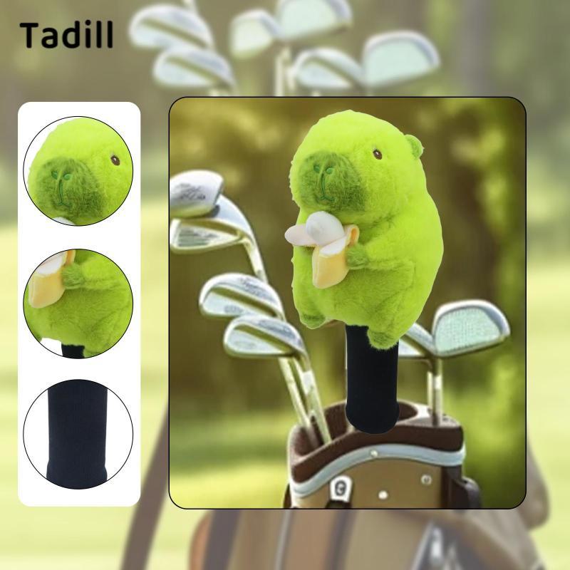 Tadill Fairway Wood Golf Club Headcover Plush Capybara ผู้หญิงผู้ชาย Anti Scratch น่ารัก — صورة 6