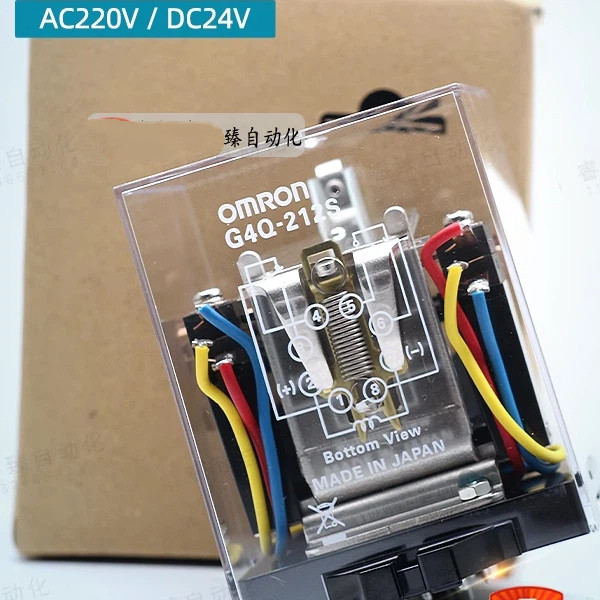 ญี่ปุ่น Omron นําเข้ารีเลย์วงล้อยี่ห้อใหม่ของแท้ G4Q-212S DC24 AC220 MM2XP