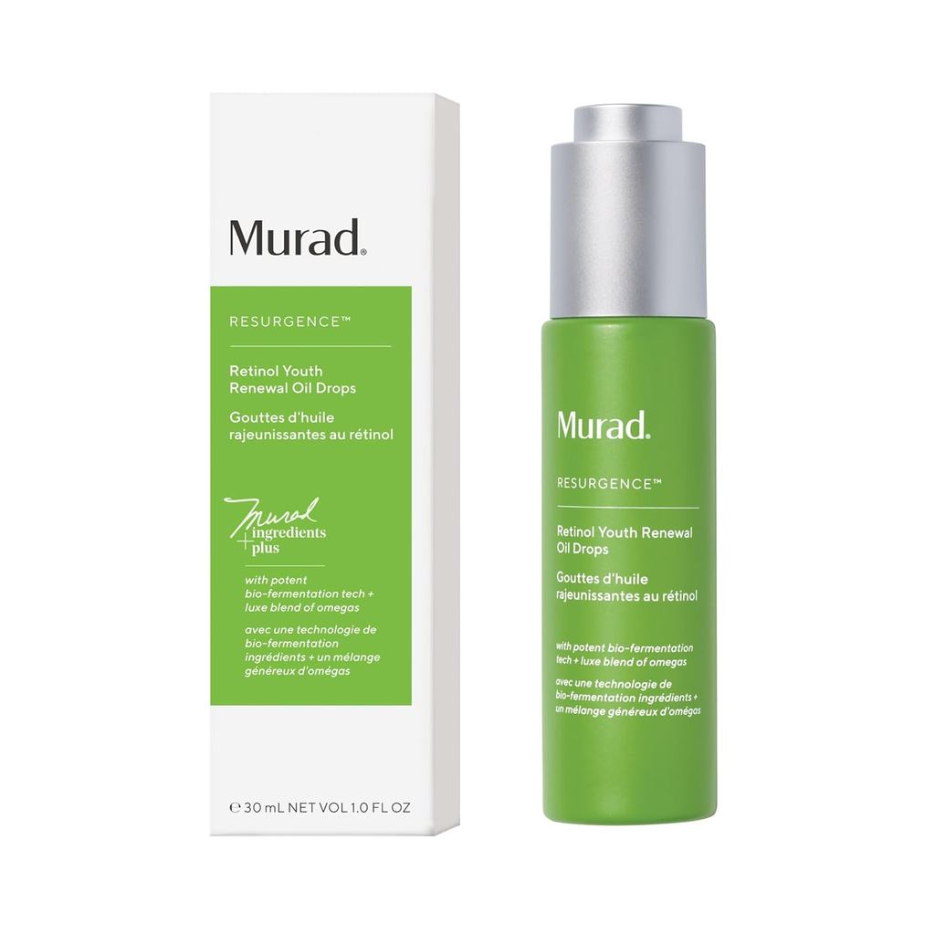 Murad Retinol Youth Renewal Oil Drops - Retinol & Omegas - 1 ชั้น Oz