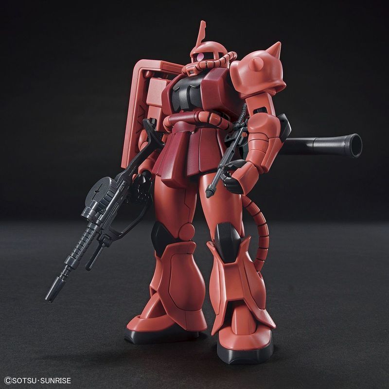 พร้อมสต็อก WM-HGUC1/144 นิวบอร์น Char Dedicated Red ZAKU 2 MS-06S ZAKU II Model Assembly