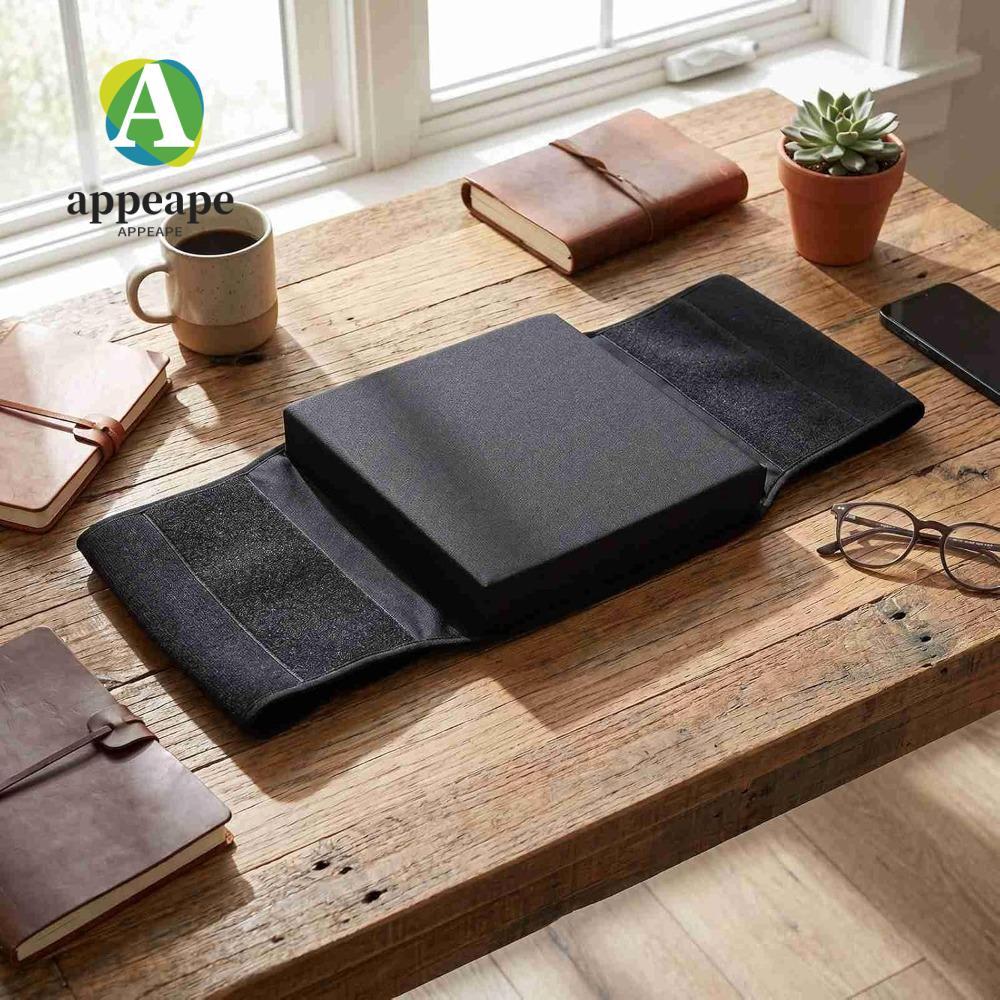 APPEAPE Cajon , Ergonomic Non-Slip Base Cajon Drum Seat Cushion,แบบพกพาน้ําหนักเบาปรับสาย2กระเป๋าด้า