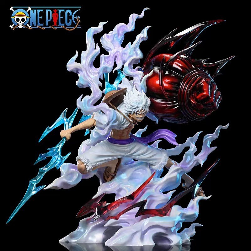Nika Luffy รูป One Piece อะนิเมะรูป Big Fist Luffy รูปเครื่องประดับห้าความเร็ว Nika Luffy