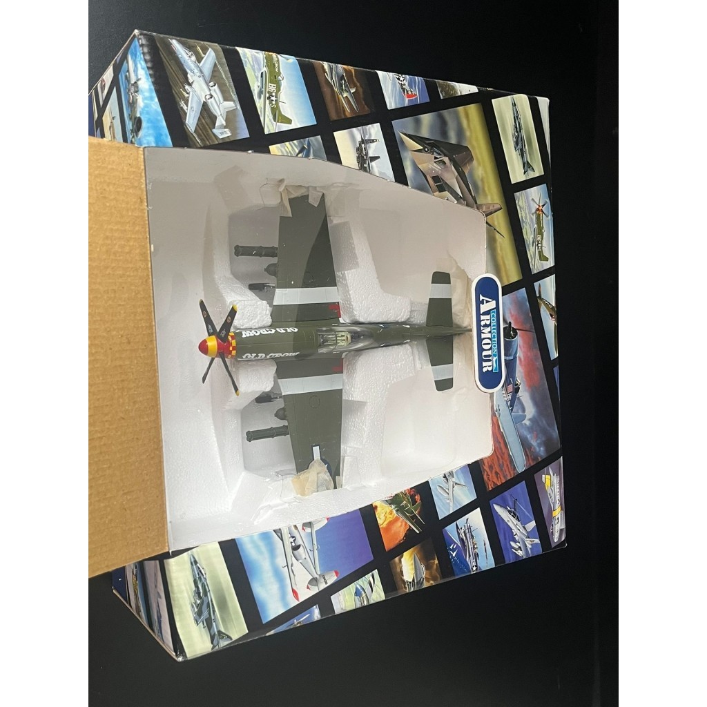 [สต๊อกพร้อม] FRANKLIN 1/48 P-51 Mustang Fighter Alloy รุ่น FRANKLIN MINT P-51 สินค้าถ่ายภาพไม่รีโมท 