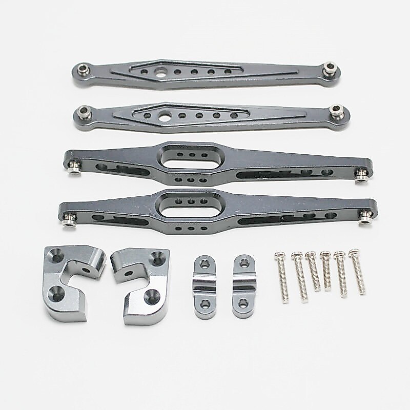 สําหรับชุด Wltoys 12428 12423 12428-A/B/C RC รถอะไหล่อัพเกรดโลหะด้านหลังเพลาหลักคานระบายอากาศ
