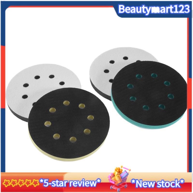 BM4 Pack แผ่นขัดโฟมสําหรับ Orbital Sander, 5 นิ้ว 8 หลุม Orbital Sander Surfprep แผ่นโฟม